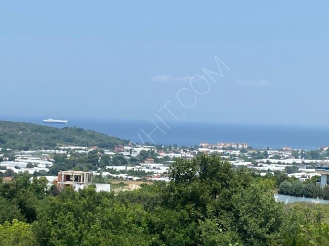 Real estate opportunity, land for sale with sea view at an excellent price