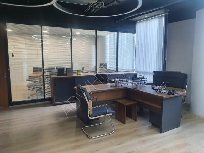 Furnished office for rent, super deluxe finishing