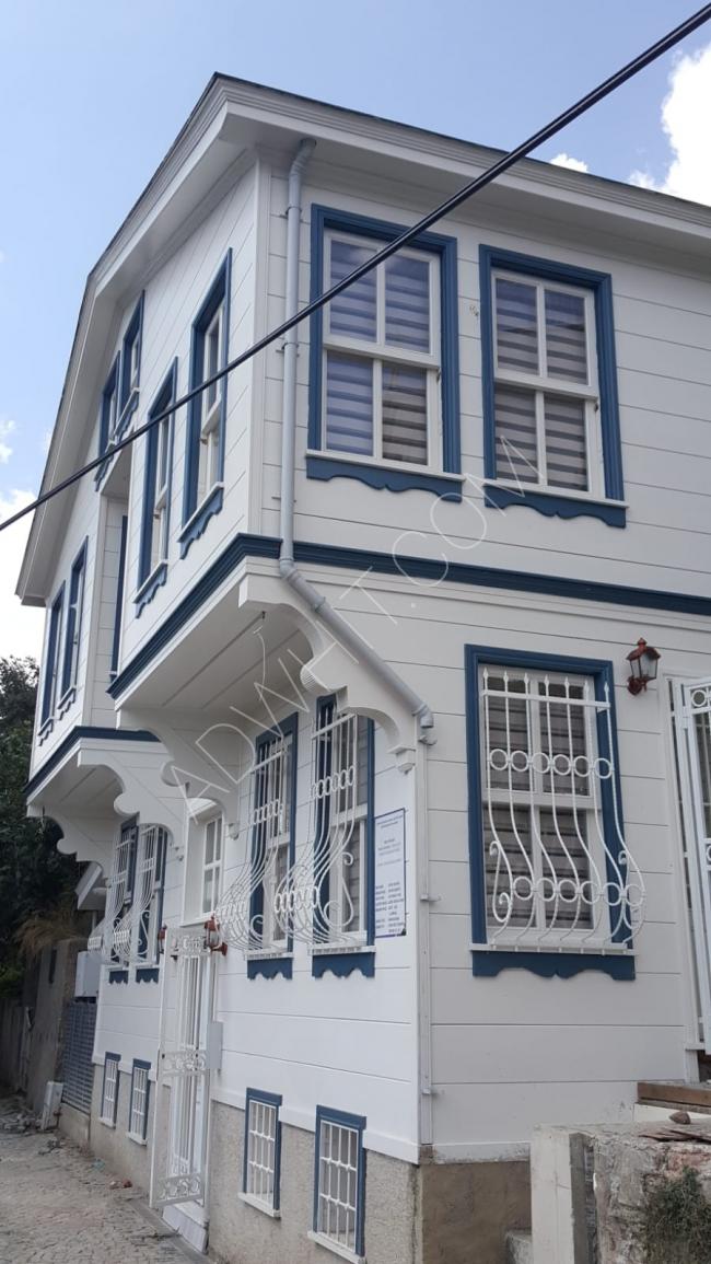 A very special offer in the heart of Istanbul, a historic villa 4 + 1, Bebek district, five minutes away from the strait