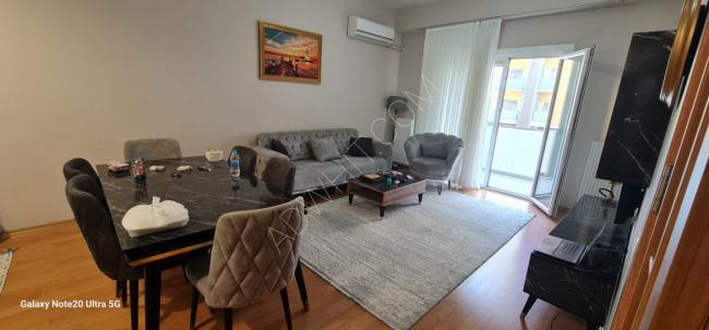 A furnished 3+1 three-room and a hall apartment within the Kabataş complex in Bayrampasa
