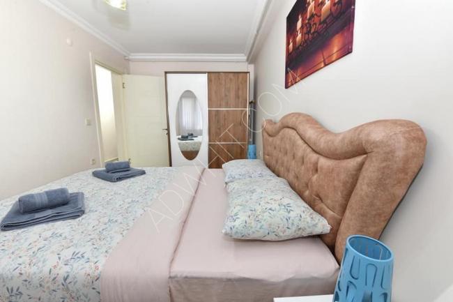 Osmanbey'de kiralık iki yatak odalı daire