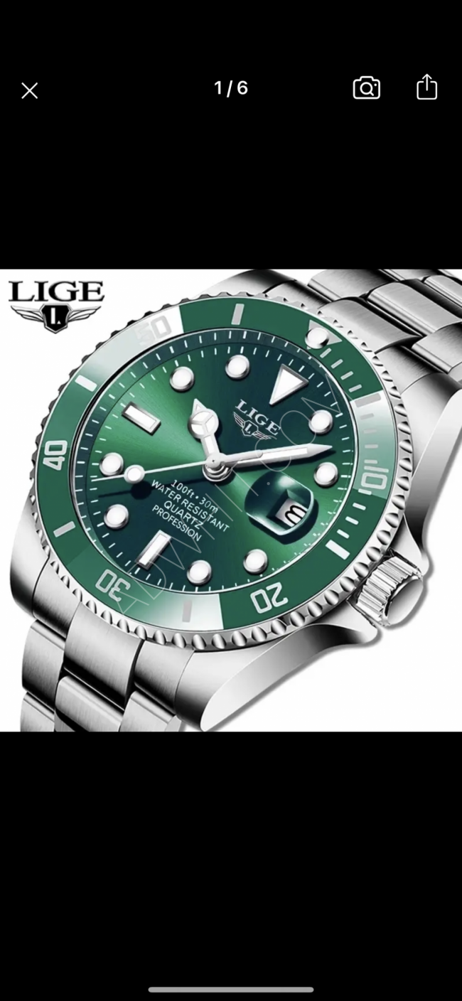 ساعة يد Lige 4013 للبيع