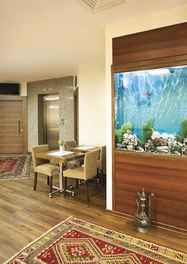 İstanbul Şişli'de bir otel konseptinde daire