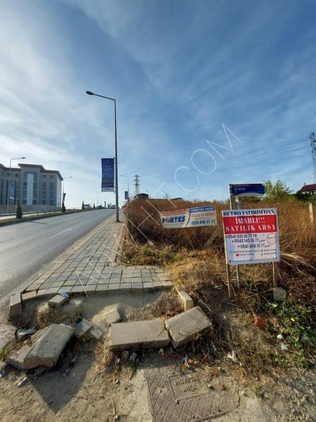 ارض للبيع في يلوا مركز باغلار باشي محله 375 متر 