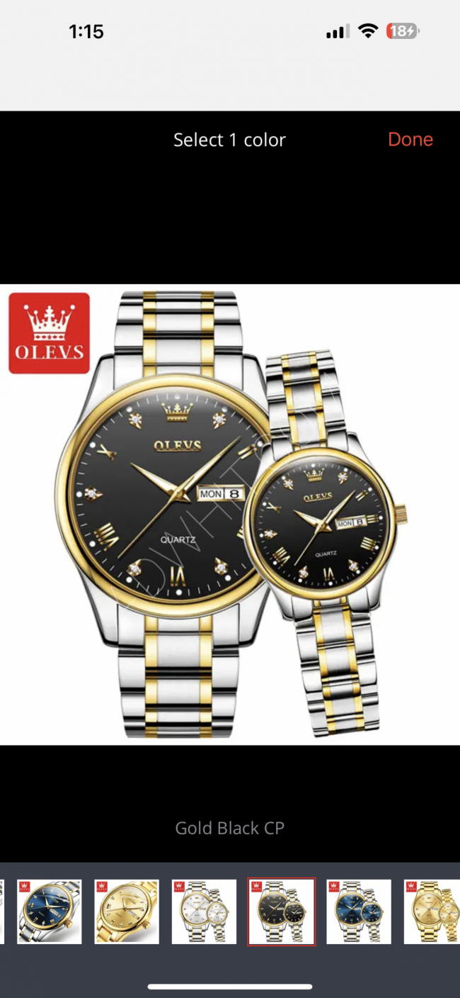 Olevs brand watch set