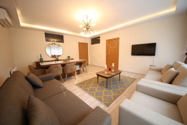 A hotel apartment with four bedrooms and a hall for daily and monthly rent