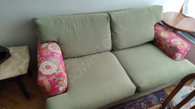 Used sofa with 2 cupboards