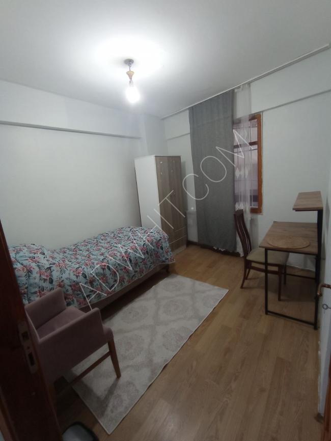 A room for rent in a student accommodation