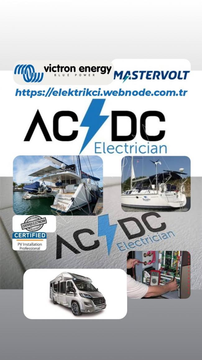 قوارب الكاتماران الشراعية كهربائي يخوت أنظمة ACDC