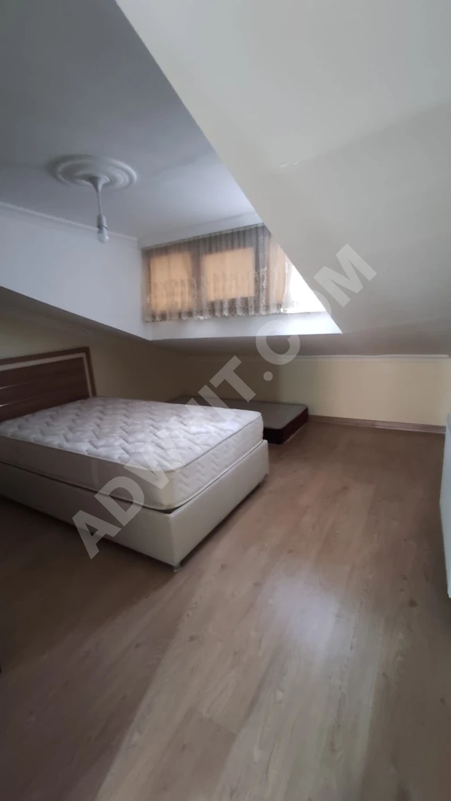 A duplex apartment for annual rent in Beylikduzu