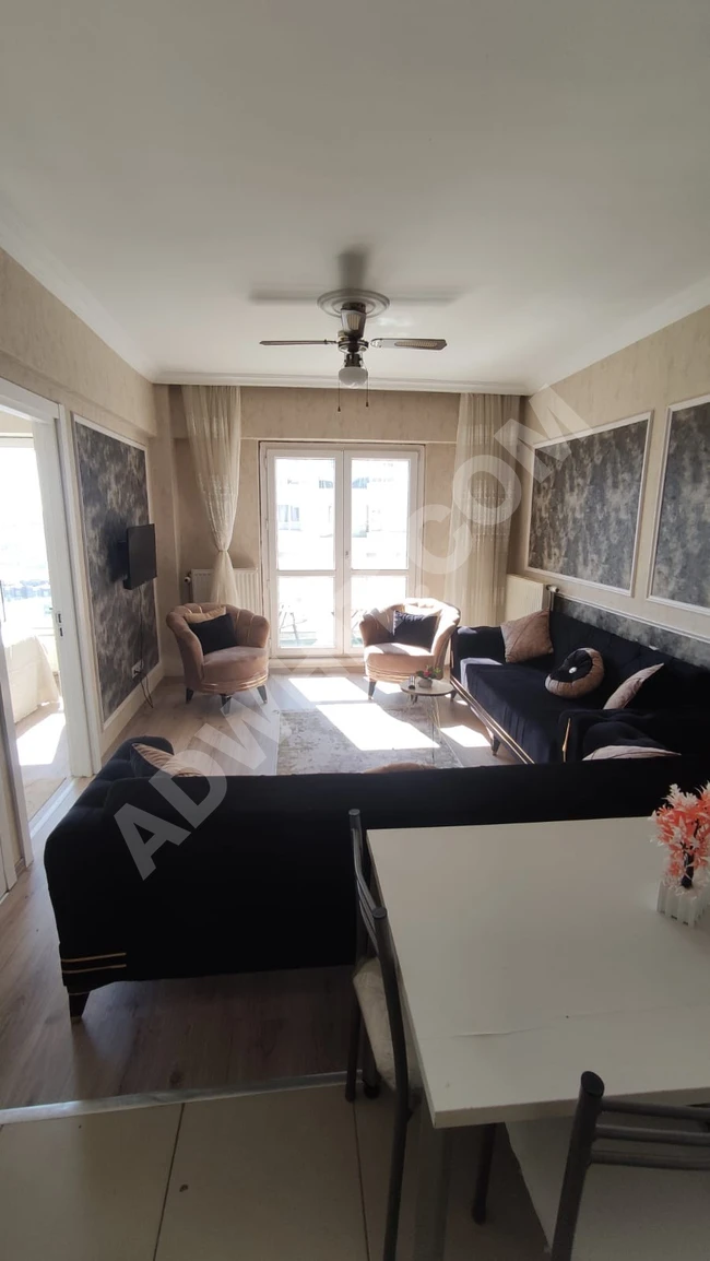 A furnished apartment for annual rent in Han Plus complex in Esenyurt