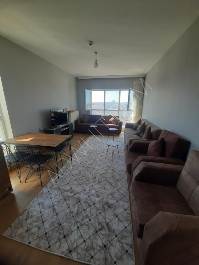 A furnished apartment for annual rent in In Logo complex in Esenyurt
