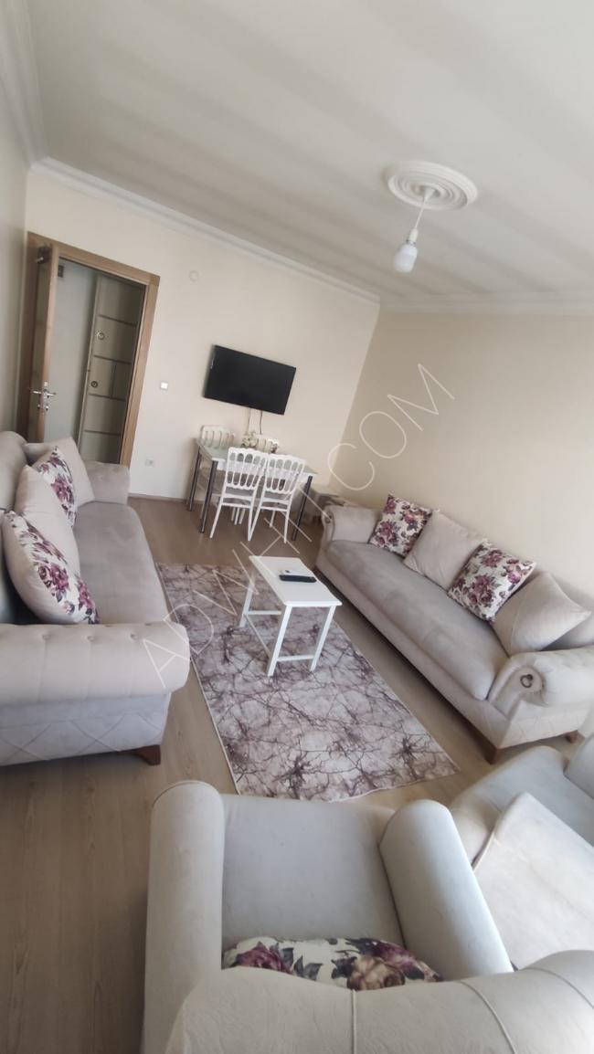 Furnished apartment for annual rent in Esconak complex in Esenyurt