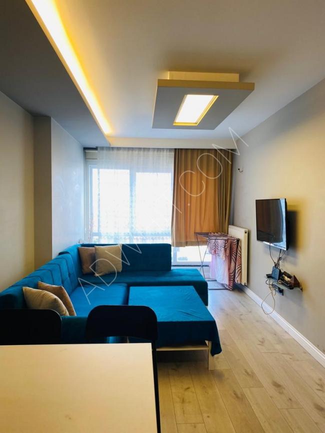 A one-bedroom apartment in the cumhuriat area, near the restaurant street and Marmara Park Mall, at a special price