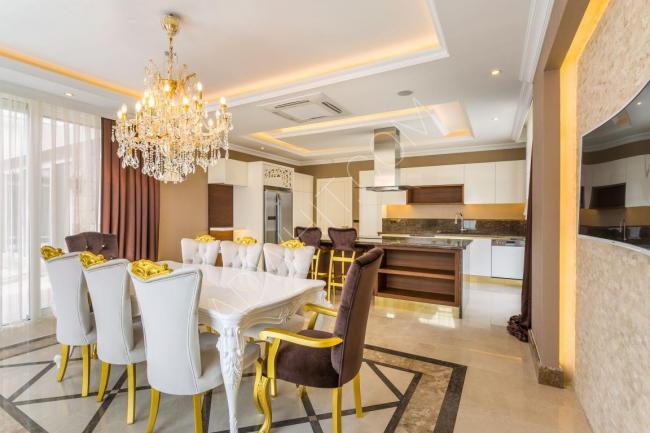A detached villa for sale with luxurious designs in Kemer, Antalya