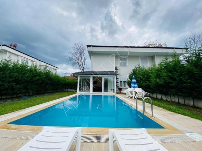 Villa for rent in sapanca with a swimming pool