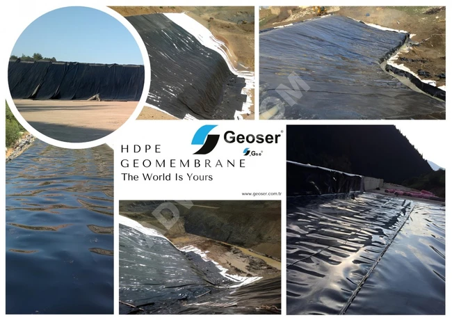 بولي ايثلين عالي الكثافه hdpe geomembrane 