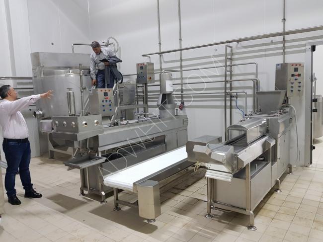 خط إنتاج الجبنة قشقوان موزاريلا