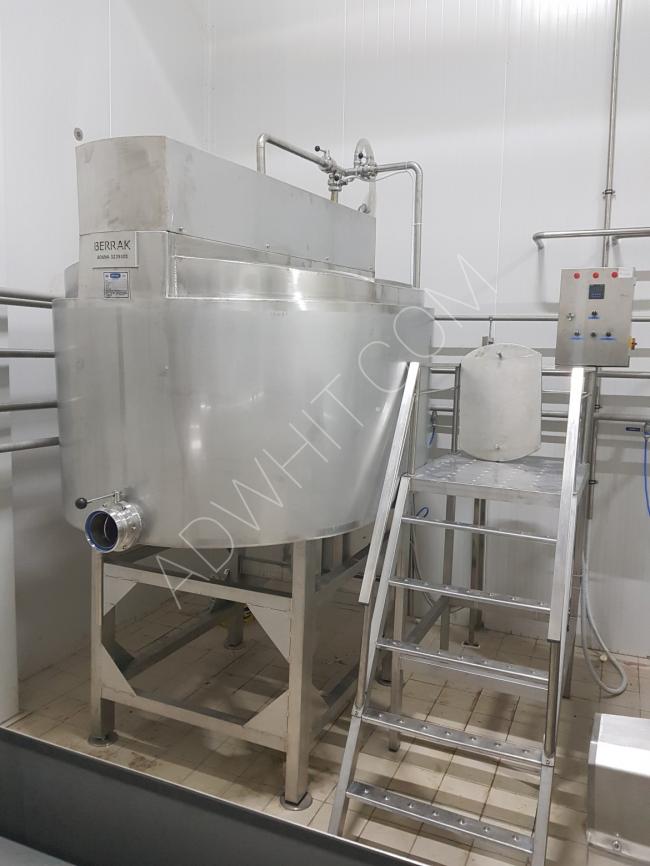 Mozzarella ve Kaşar Üretim Tesisi - 8000 litre kapasiteli 