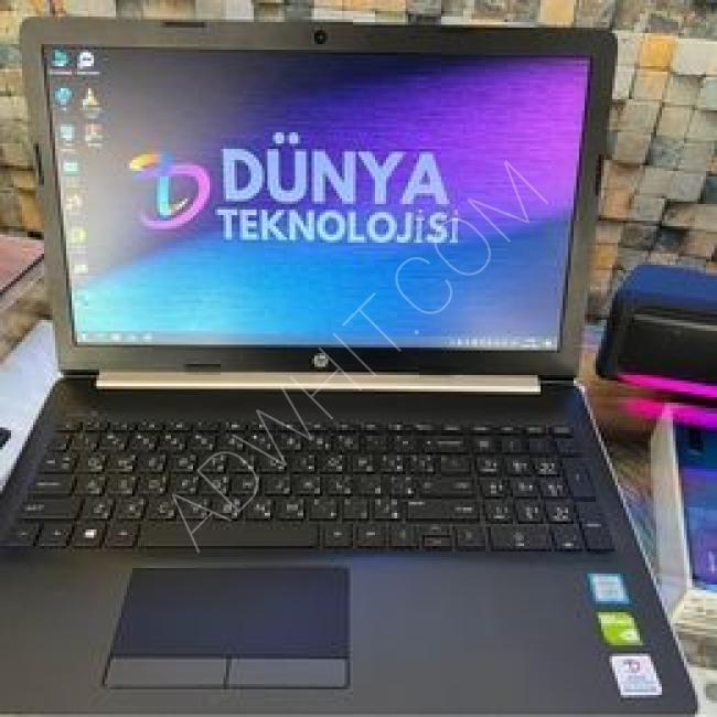 Used laptop like new with strong specifications, separate 4G graphics card, two hard drives with the possibility of adding a third