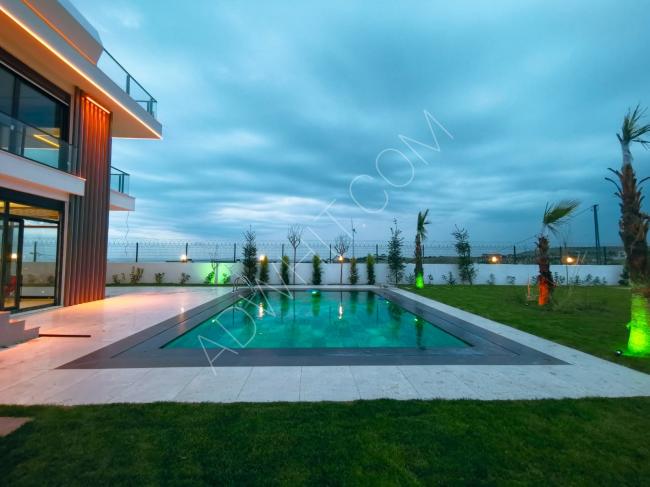 A detached villa with a sea and nature view in the best areas of Istanbul