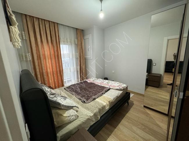 For rent, a furnished apartment in Istanbul, Bahcesehir 1+1