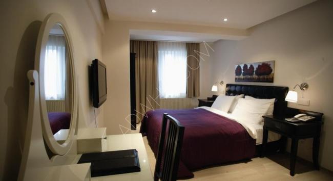Şişli'de iki yatak odalı ve bir salonlu otel konseptinde dairesi