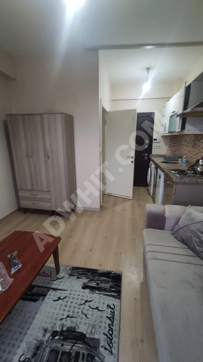 A furnished studio for annual rent in Esenyurt