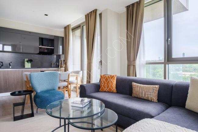 A hotel apartment in Maslak overlooking Belgrade Forest and Istanbul Valley