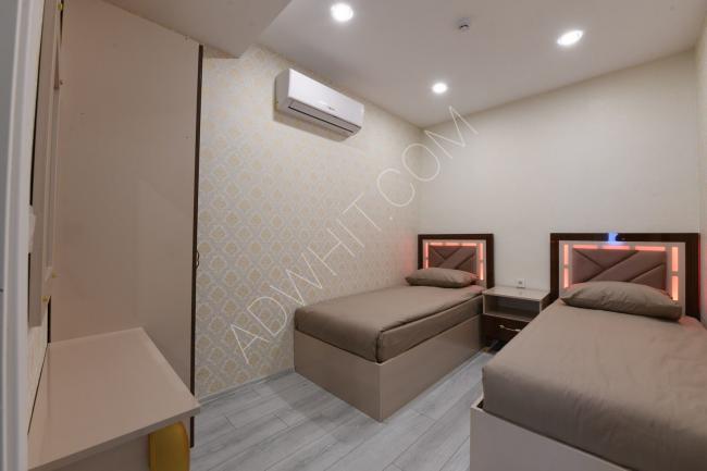 Şişli'de iki yatak odalı ve bir salonlu bir otel konseptinde daire
