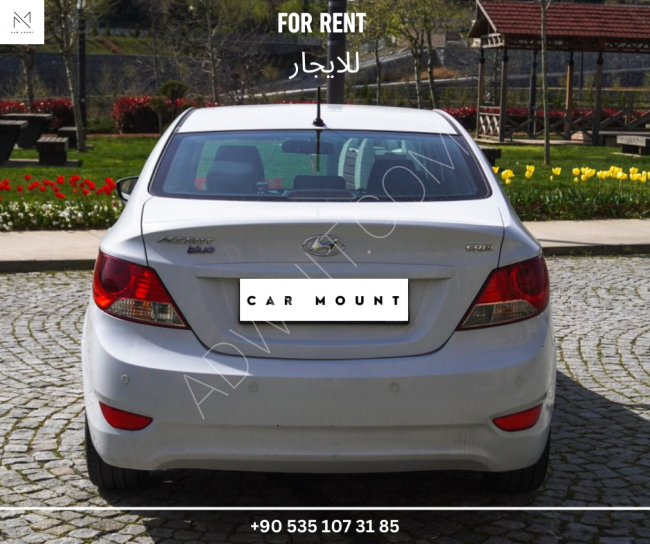 Hyundai Accent Blue for rent in Istanbul