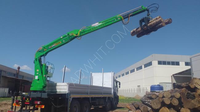PUMA GRANAB TIMBER LOADING CRANE AND ATTACHMENTS WITH ROTATOR