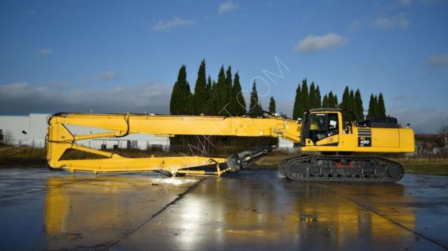 Front extension arms and their shears for building demolition - Noor Engineering Group