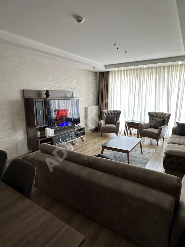 A furnished apartment within a comprehensive complex in Beykent, Büyükçekmece