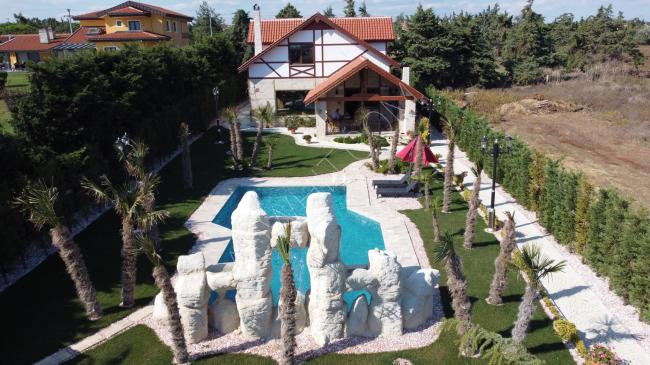 A unique Turkish rustic-designed villa