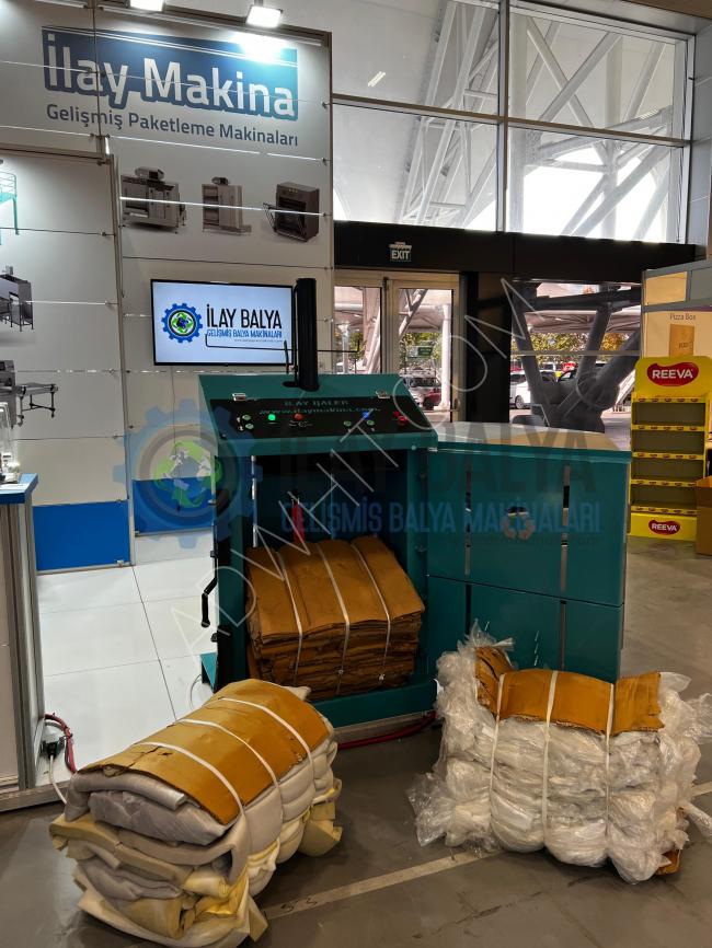 Vertical Bale Press Machine ILY60 - 6 Ton - İlay Machinery Ltd