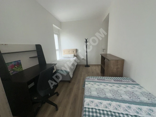 A furnished 2+1 apartment for rent with a city view in the N LOGO complex