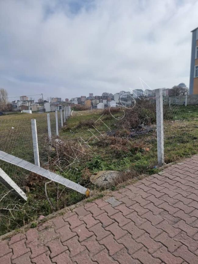 Land for sale in the Arnautkoy Taşoluk area near the new airport