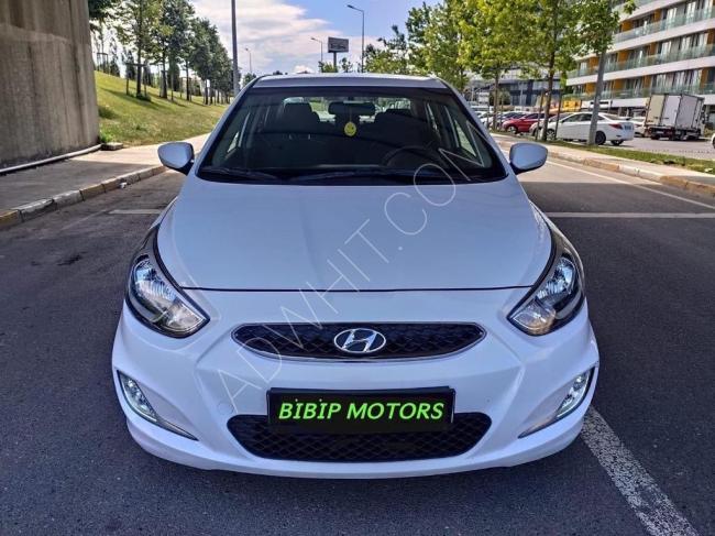 For rent, Hyundai Accent Blue with multiple options