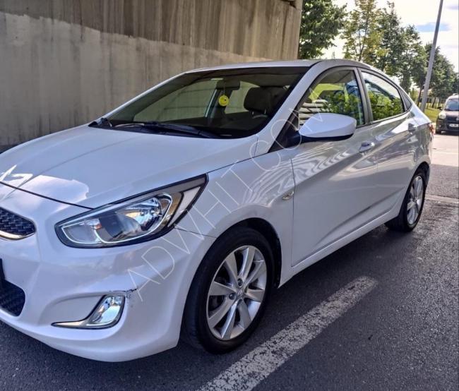 For rent, Hyundai Accent Blue with multiple options