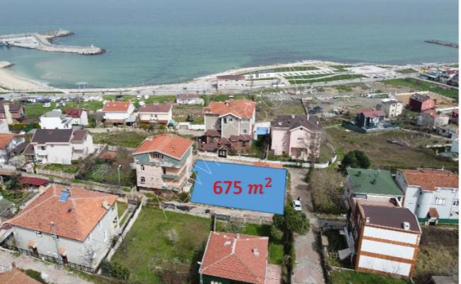 A construction land in Arnaut Koy area with a charming view of the sea
