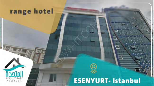 İstanbul'da İş adamlara uygun lüks 3 yıldızlı bir turizm amaçlı otel sahibi olmak için özel bir fırsatı