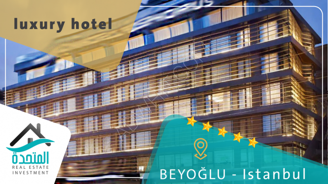 A luxurious 4-star hotel with guaranteed returns from one of the top brands in Istanbul