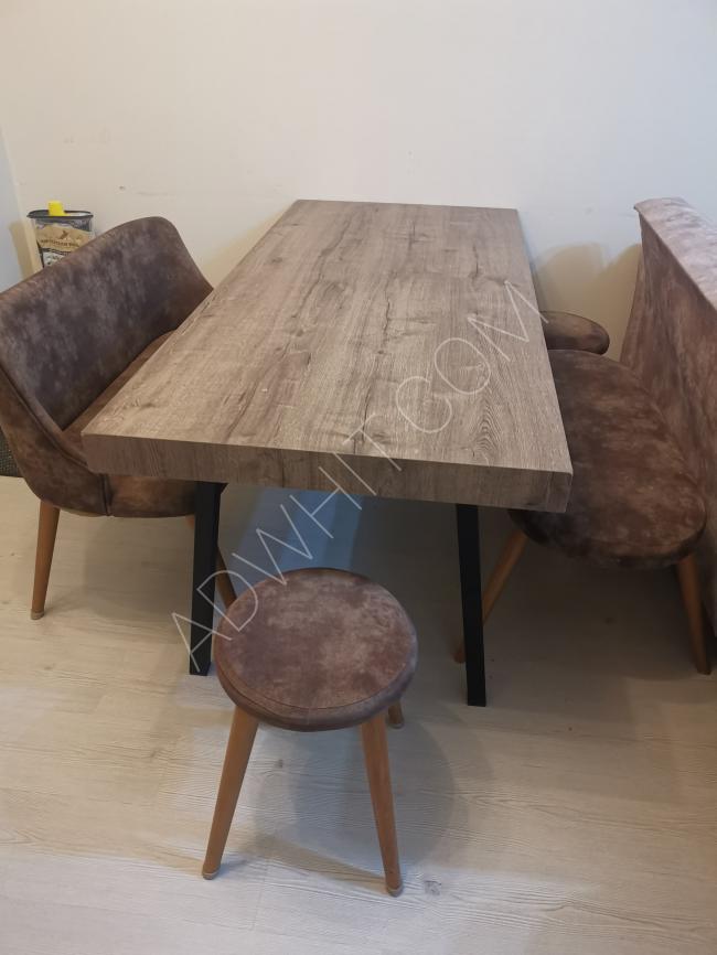 Sofa and dining table