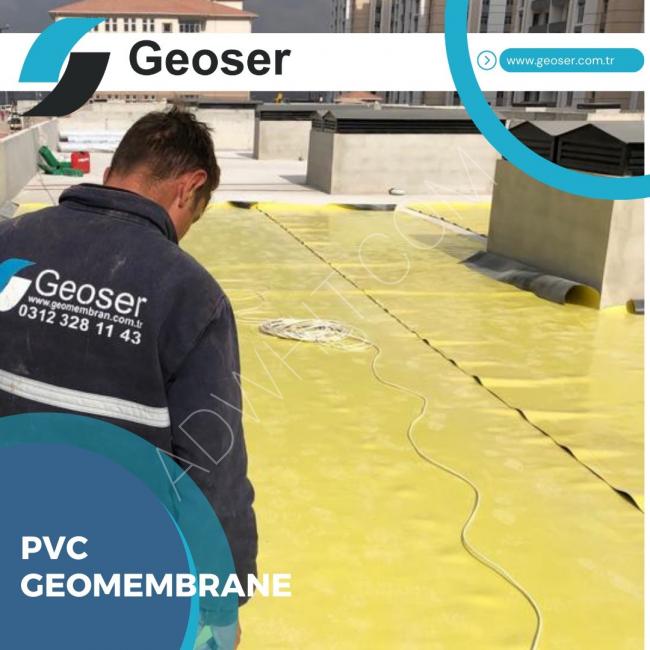 Su yalıtımı için PVC geomembran membranı