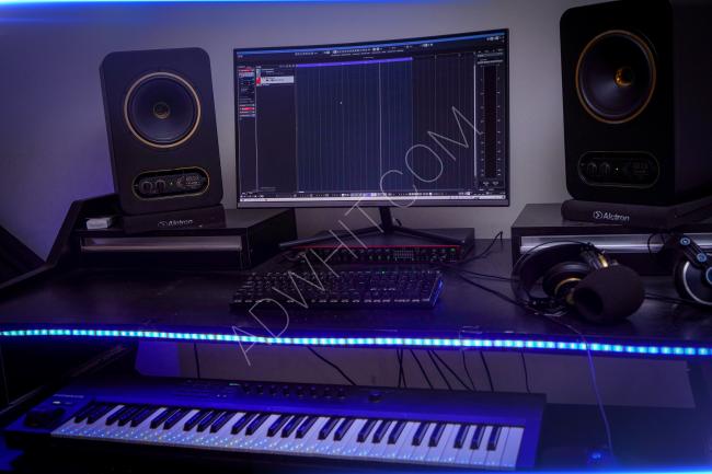 Müzik dağıtımı ve ses mühendisi için tam donanımlı bir ses stüdyosu Satılıktır