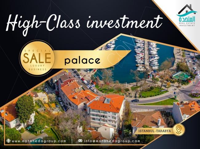 A rare investment opportunity to own a luxurious palace in Tarabya, Istanbul