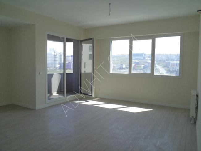 An empty 3+1 apartment on the middle floor in the Babacan Premium complex