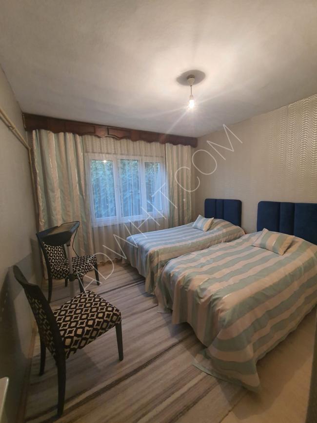 A furnished independent apartment with a private garden in the center of Bursa