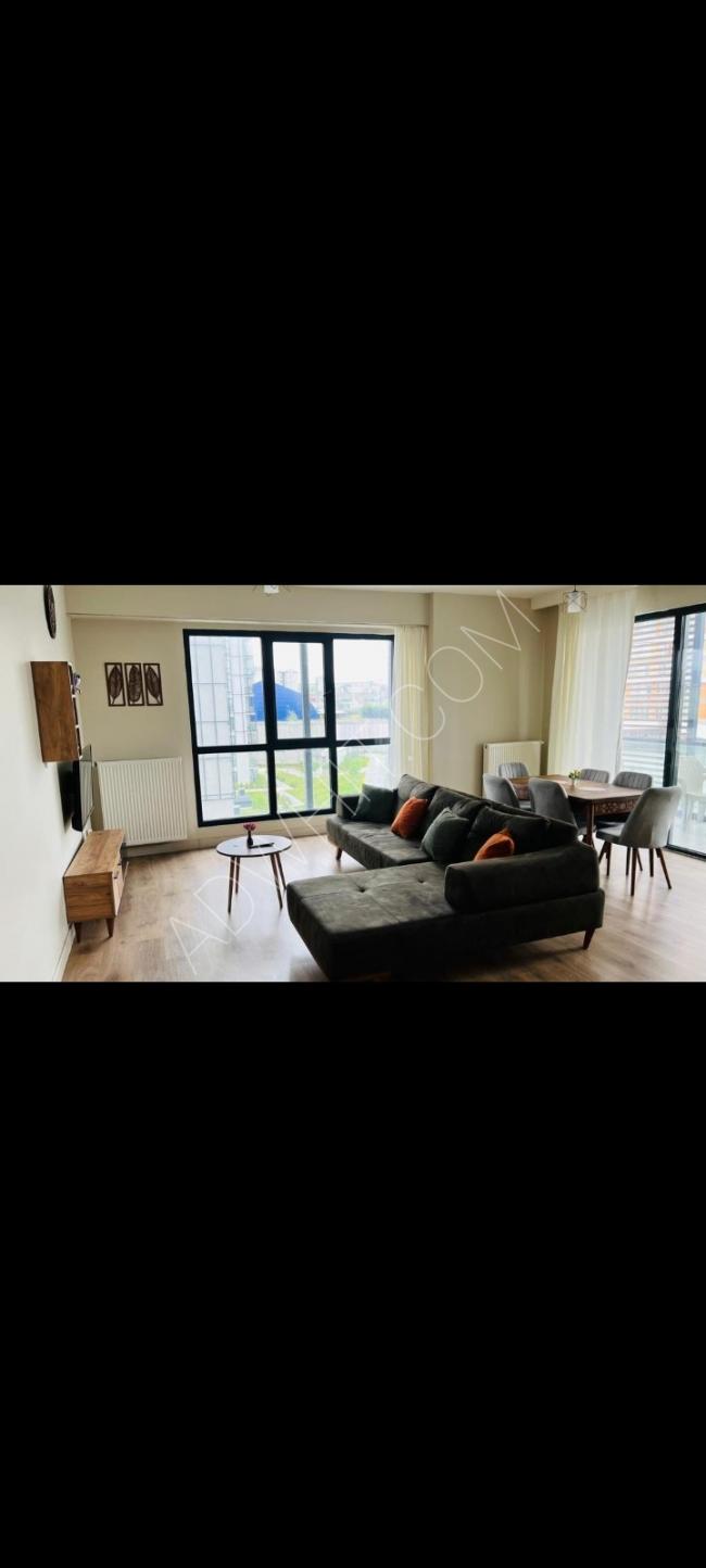 A furnished and air-conditioned 3+1 apartment for tourist rental in the Başakşehir area